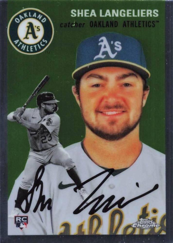 #5 Shea Langeliers - Oakland Athletics - 2023 Topps Chrome Platinum Anniversary Baseball