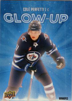 #GU-20 Cole Perfetti - Winnipeg Jets - 2025-26 Upper Deck - Glow-Up Hockey