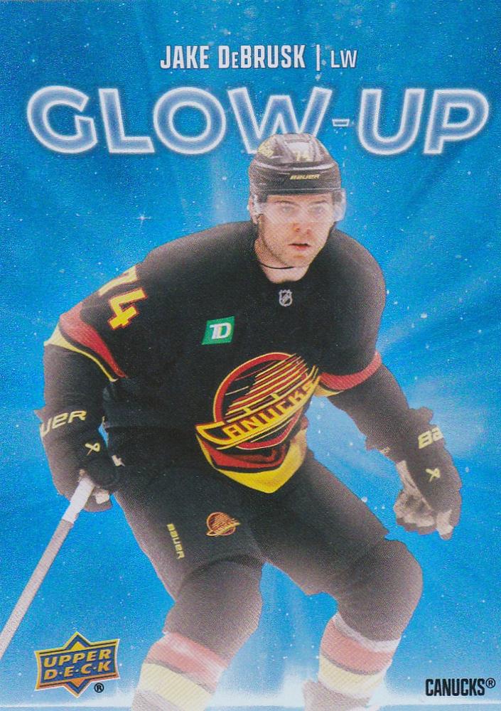 #GU-25 Jake DeBrusk - Vancouver Canucks - 2025-26 Upper Deck - Glow-Up Hockey