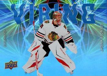 #VB-24 Spencer Knight - Chicago Blackhawks - 2025-26 Upper Deck - Vibing Hockey