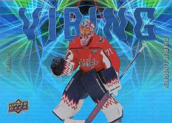 #VB-29 Charlie Lindgren - Washington Capitals - 2025-26 Upper Deck - Vibing Hockey
