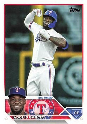 #601 Adolis García - Texas Rangers - 2023 Topps Baseball