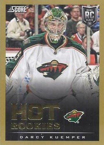 #601 Darcy Kuemper - Minnesota Wild - 2013-14 Score - Gold Hockey
