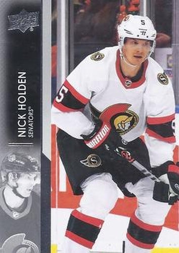#608 Nick Holden - Ottawa Senators - 2021-22 Upper Deck Hockey