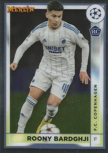 #60 Roony Bardghji - FC Copenhagen - 2022-23 Merlin Chrome UEFA Club Competitions Soccer