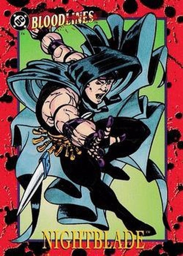 #60 Nightblade - 1993 SkyBox DC Comics Bloodlines