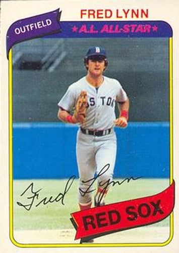 #60 Fred Lynn - Boston Red Sox - 1980 O-Pee-Chee Baseball