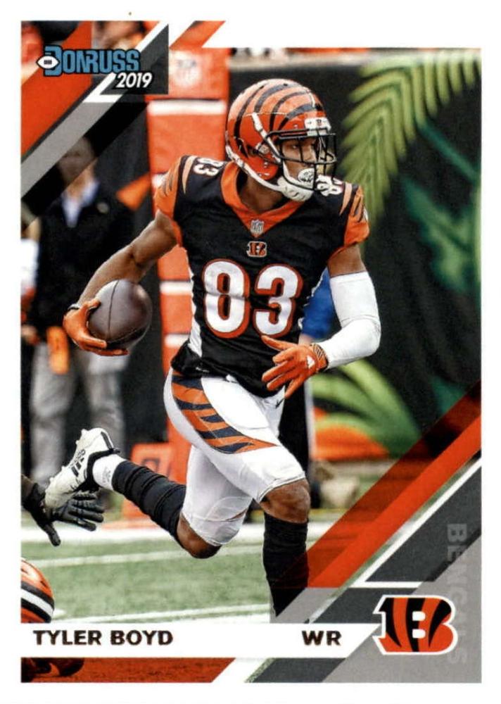 #60 Tyler Boyd - Cincinnati Bengals - 2019 Donruss Football