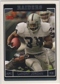 #60 LaMont Jordan - Oakland Raiders - 2006 Topps Football