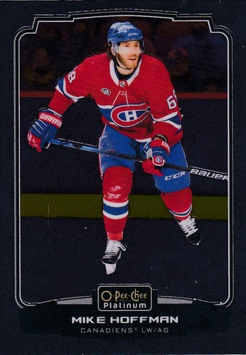 #60 Mike Hoffman - Montreal Canadiens - 2022-23 O-Pee-Chee Platinum Hockey
