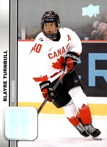 #60 Blayre Turnbull - Canada - 2023 Upper Deck Team Canada Juniors Hockey