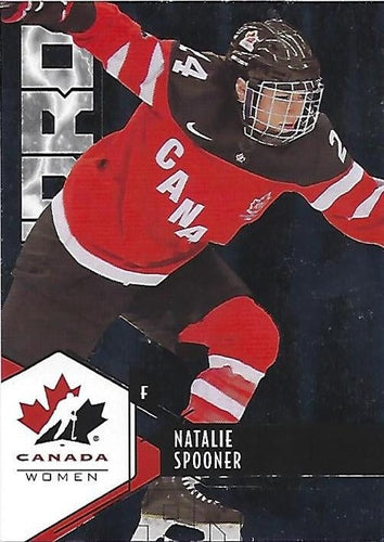 #H-60 Natalie Spooner - Canada - 2015 Upper Deck Team Canada Juniors - Hydro Hockey