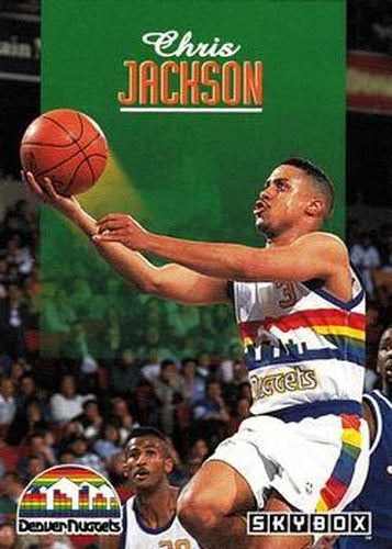 #60 Chris Jackson - Denver Nuggets - 1992-93 SkyBox Basketball