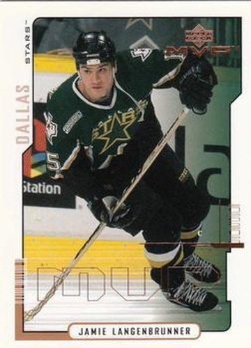 #60 Jamie Langenbrunner - Dallas Stars - 2000-01 Upper Deck MVP Hockey