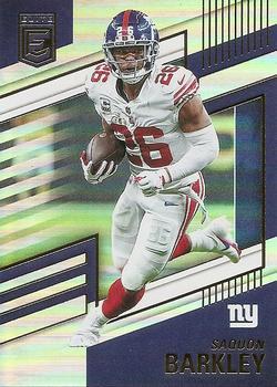 #60 Saquon Barkley - New York Giants - 2022 Donruss Elite Football