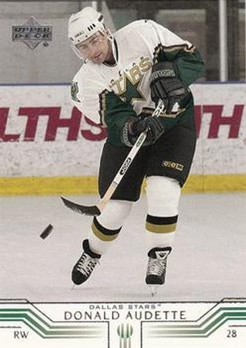 #60 Donald Audette - Dallas Stars - 2001-02 Upper Deck Hockey