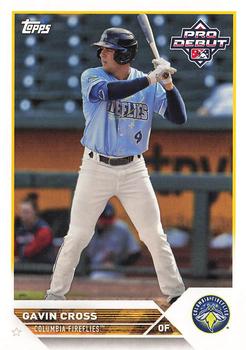 #PD-60 Gavin Cross - Columbia Fireflies - 2023 Topps Pro Debut Baseball