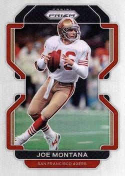 #60 Joe Montana - San Francisco 49ers - 2021 Panini Prizm - Silver Football