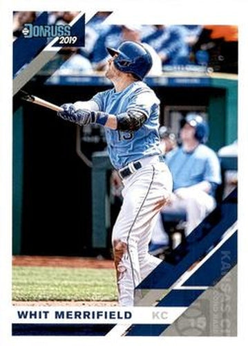 #60 Whit Merrifield - Kansas City Royals - 2019 Donruss Baseball