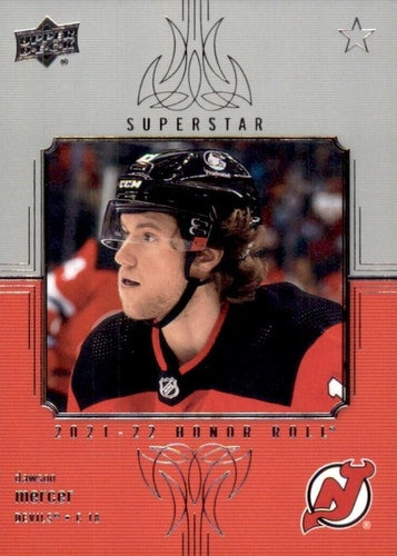 #HR-60 Dawson Mercer - New Jersey Devils - 2021-22 Upper Deck - Honor Roll Hockey