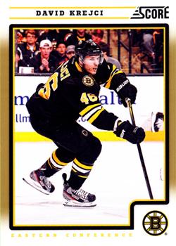 #60 David Krejci - Boston Bruins - 2012-13 Score - Gold Rush Hockey