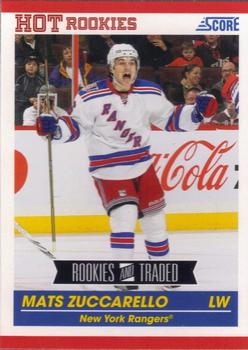 #610 Mats Zuccarello - New York Rangers - 2010-11 Score Hockey