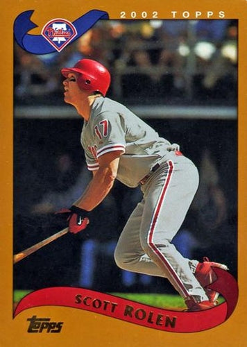 #610 Scott Rolen - Philadelphia Phillies - 2002 Topps Baseball