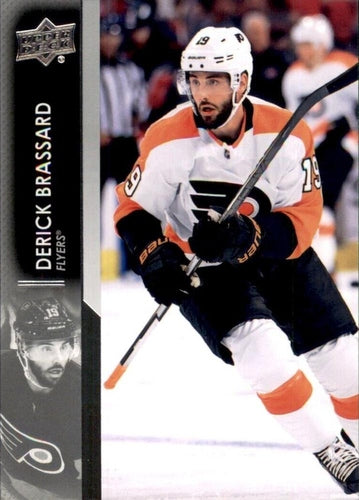 #611 Derick Brassard - Philadelphia Flyers - 2021-22 Upper Deck Hockey