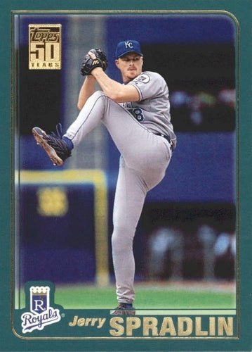 #611 Jerry Spradlin - Kansas City Royals - 2001 Topps Baseball