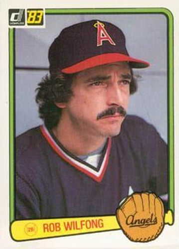 #612 Rob Wilfong - California Angels - 1983 Donruss Baseball