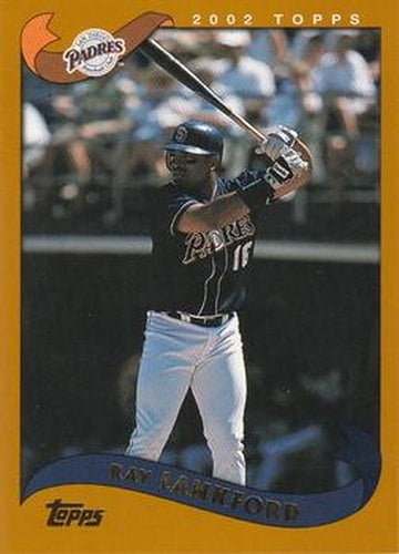 #613 Ray Lankford - San Diego Padres - 2002 Topps Baseball