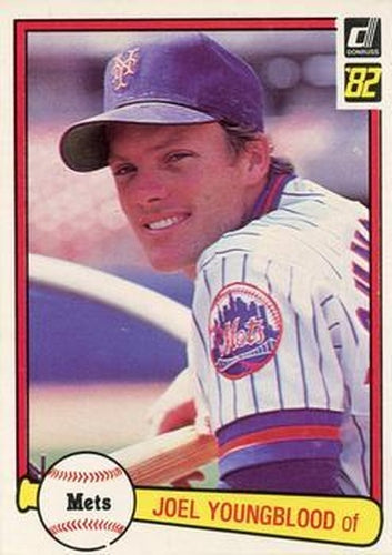 #613 Joel Youngblood - New York Mets - 1982 Donruss Baseball