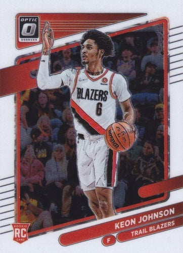#613 Keon Johnson - Portland Trail Blazers - 2021-22 Panini Chronicles Basketball