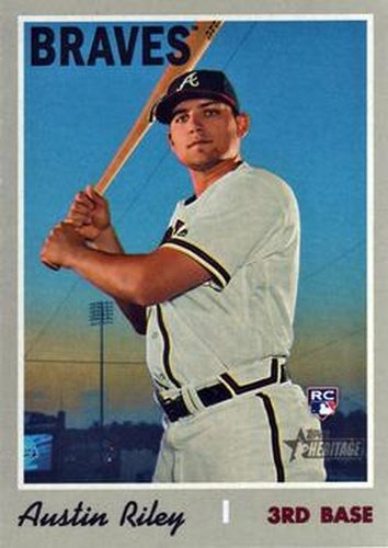 #614 Austin Riley - Atlanta Braves - 2019 Topps Heritage Baseball