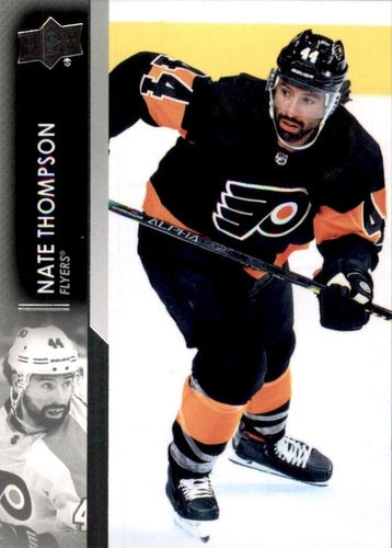 #615 Nate Thompson - Philadelphia Flyers - 2021-22 Upper Deck Hockey