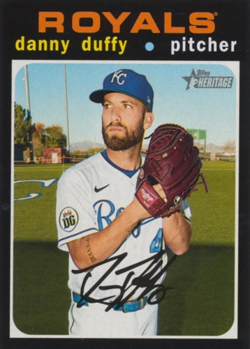 #615 Danny Duffy - Kansas City Royals - 2020 Topps Heritage Baseball