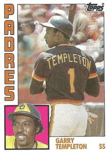 #615 Garry Templeton - San Diego Padres - 1984 Topps Baseball