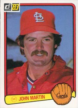 #617 John Martin - St. Louis Cardinals - 1983 Donruss Baseball