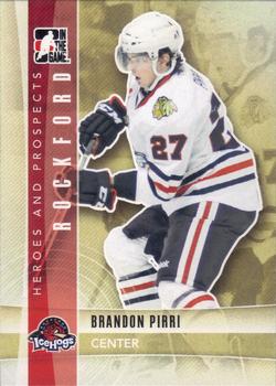 #108 Brandon Pirri - Rockford IceHogs - 2011-12 In The Game Heroes and Prospects Hockey