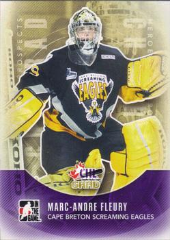 #181 Marc-Andre Fleury - Cape Breton Screaming Eagles - 2011-12 In The Game Heroes and Prospects Hockey