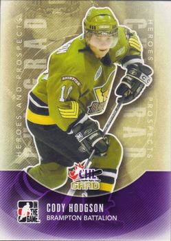 #183 Cody Hodgson - Brampton Battalion - 2011-12 In The Game Heroes and Prospects Hockey