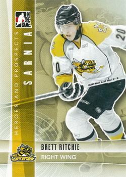 #16 Brett Ritchie - Sarnia Sting - 2011-12 In The Game Heroes and Prospects Hockey
