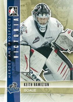 #78 Keith Hamilton - Victoria Royals - 2011-12 In The Game Heroes and Prospects Hockey