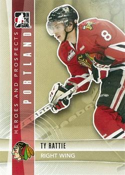 #86 Ty Rattie - Portland Winterhawks - 2011-12 In The Game Heroes and Prospects Hockey