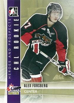 #91 Alex Forsberg - Prince George Cougars - 2011-12 In The Game Heroes and Prospects Hockey