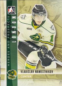 #41 Vladislav Namestnikov - London Knights - 2011-12 In The Game Heroes and Prospects Hockey
