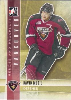 #70 David Musil - Vancouver Giants - 2011-12 In The Game Heroes and Prospects Hockey