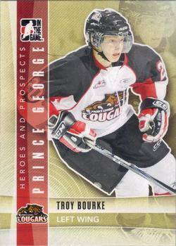 #85 Troy Bourke - Prince George Cougars - 2011-12 In The Game Heroes and Prospects Hockey