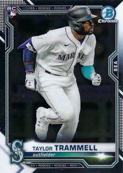 #61 Taylor Trammell - Seattle Mariners - 2021 Bowman Chrome Baseball
