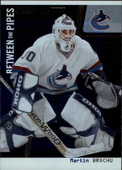 #61 Martin Brochu - Vancouver Canucks - 2002-03 Be a Player Between the Pipes Hockey